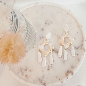 Painted Polymer Clay Earrings